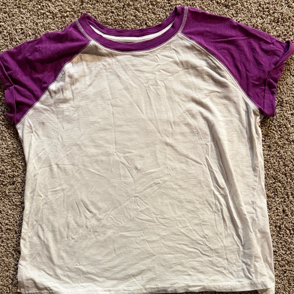 Purple and White 24/7 T-Shirt
